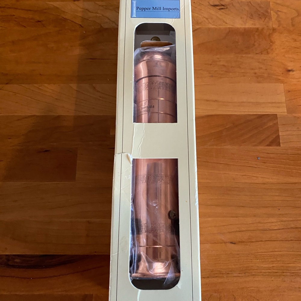 Copper Pepper Mill Pepper Mill Imports Atlas Greece NIB